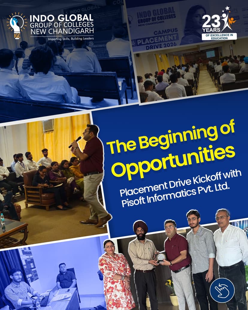 THE PLACEMENT DRIVE BY PISOFT INFORMATICS PVT. LTD.